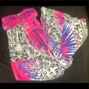 New VENUS Strapless Swim Cover Up Dress